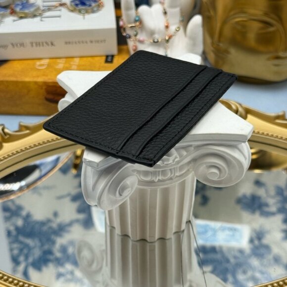 🆕 OROTON 🧿 NWOT Margot Card Sleeve, Black Leather Cardholder - Picture 8 of 15